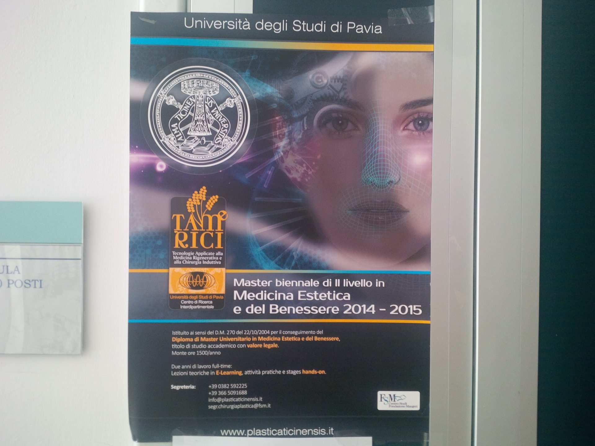 Master en Médecine Esthétique – Université de Pavie